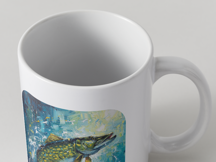 Kubek ceramiczny 330 ml - Szczupakowy