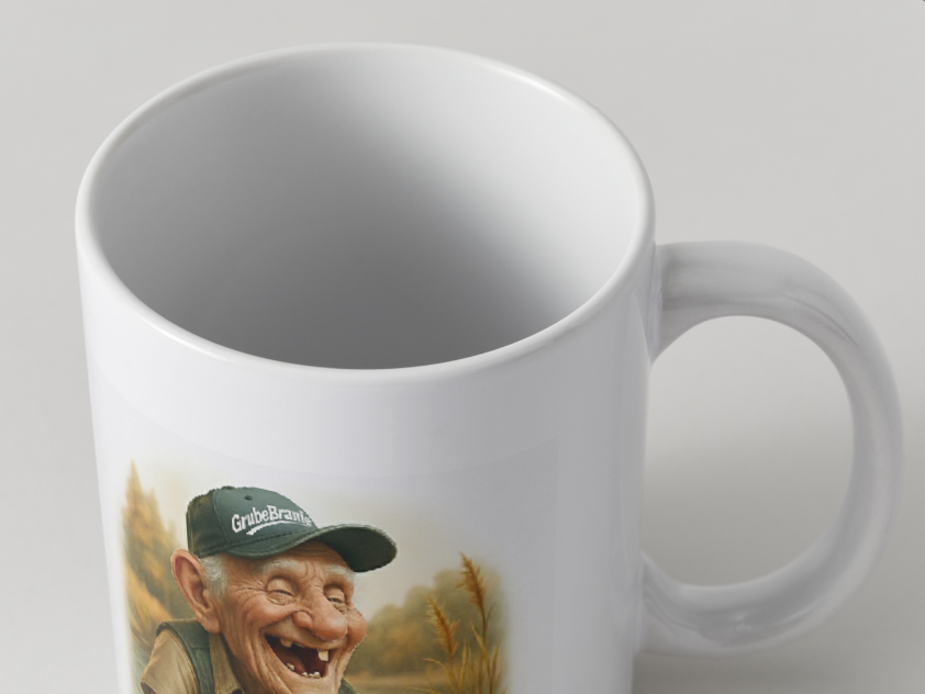 Kubek ceramiczny 330 ml - Dziadek z PZW