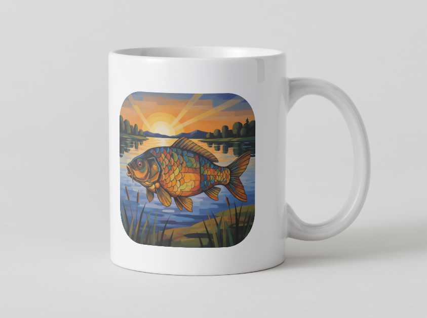 Kubek ceramiczny 330 ml – Karpiowy