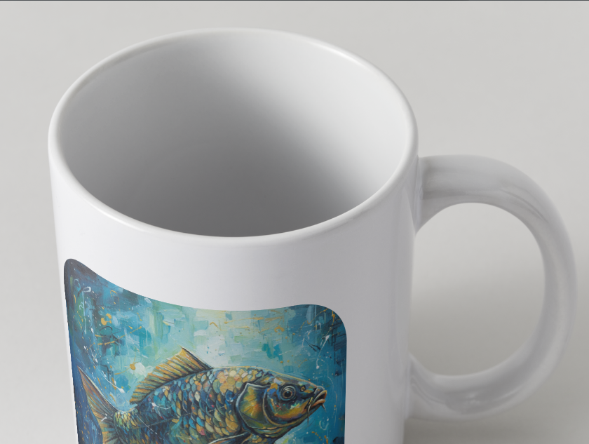 Kubek ceramiczny 330 ml – Karpiowy 2