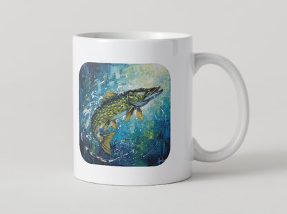 Kubek ceramiczny 330 ml - Szczupakowy