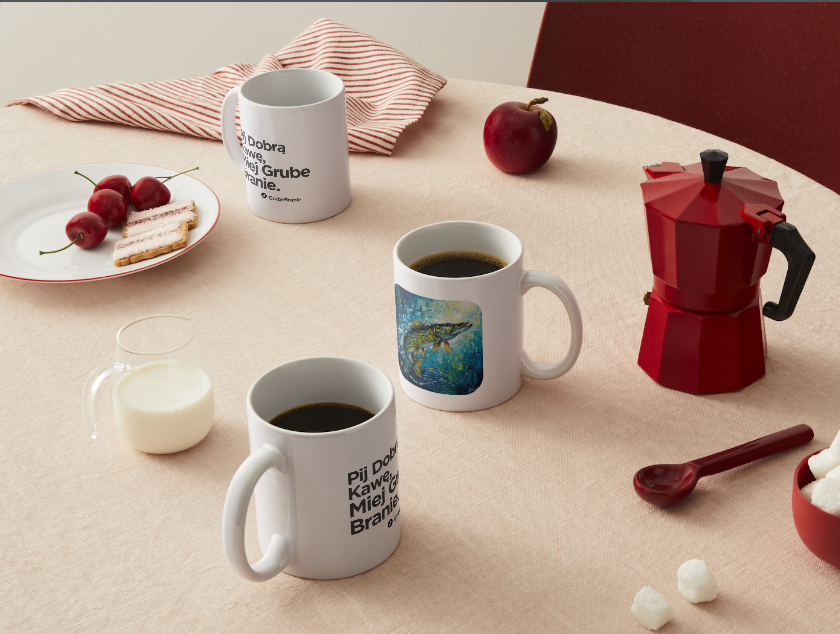 Kubek ceramiczny 330 ml - Szczupakowy