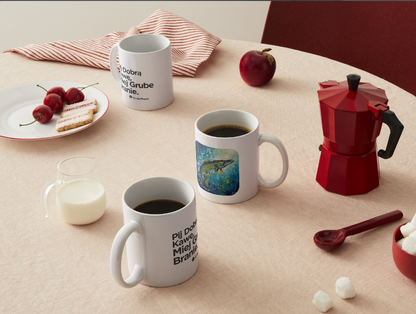 Kubek ceramiczny 330 ml - Szczupakowy